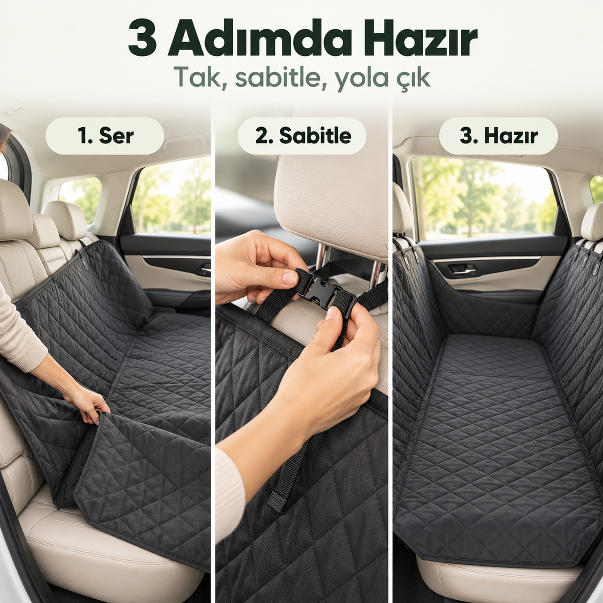 Evcil Hayvan Araba Koltuk Örtüsü