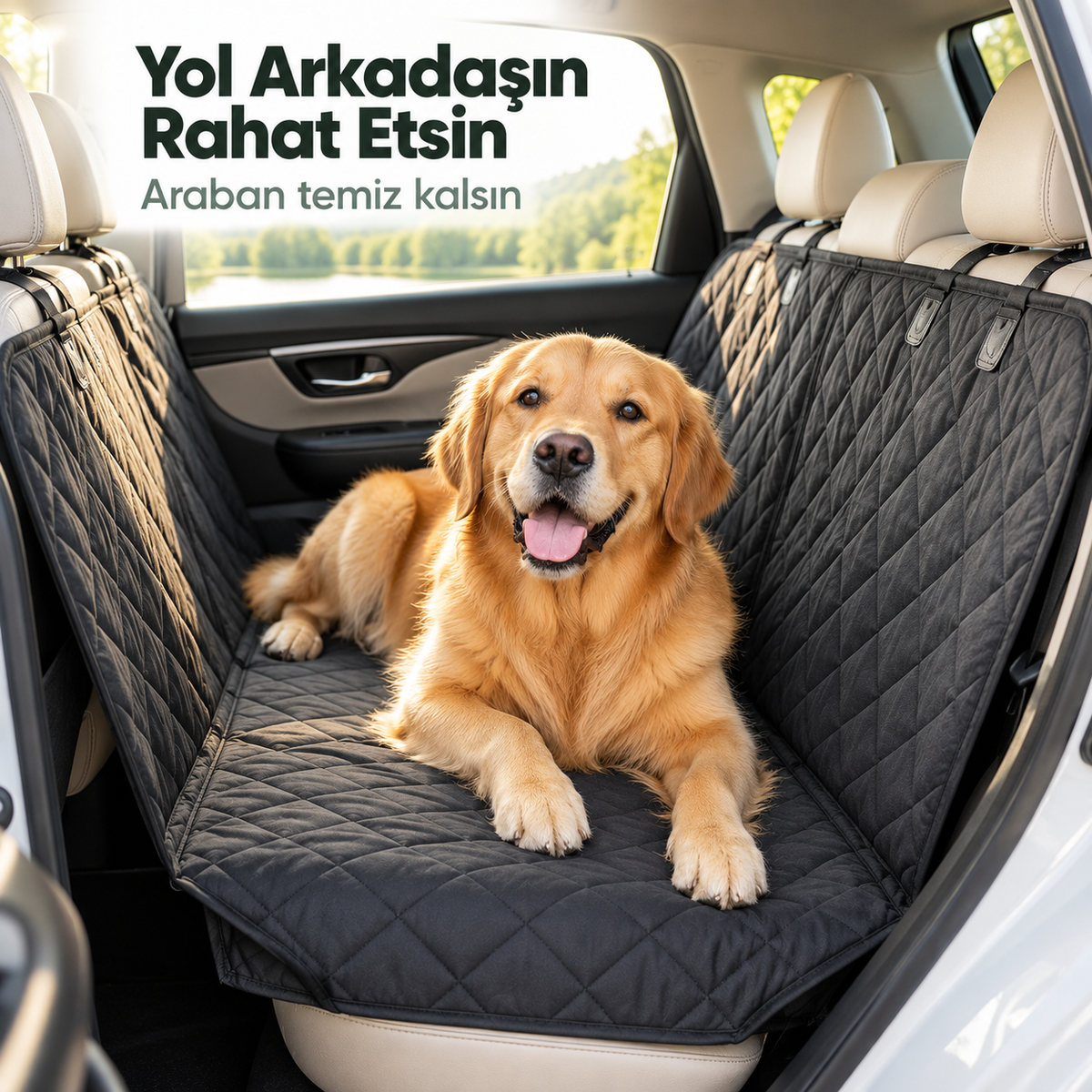 Evcil Hayvan Araba Koltuk Örtüsü
